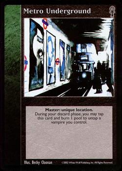 2001 White Wolf Vampire the Eternal Struggle Camarilla Edition #NNO Metro Underground Front