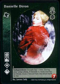 2003 White Wolf Vampire the Eternal Struggle Anarchs #NNO Danielle Diron Front