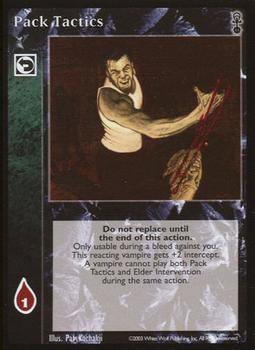 2003 White Wolf Vampire the Eternal Struggle Anarchs #NNO Pack Tactics Front