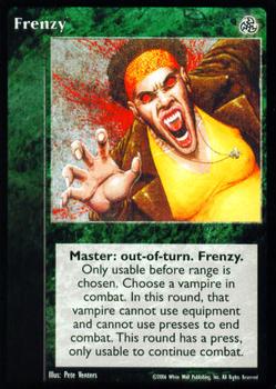2006 White Wolf Vampire the Eternal Struggle Third Edition #NNO Frenzy Front