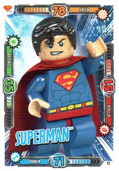 2019 Blue Ocean Entertainment Lego Batman TCG #11 Superman Front