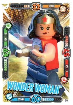 2019 Blue Ocean Entertainment Lego Batman TCG #20 Wonder Woman Front