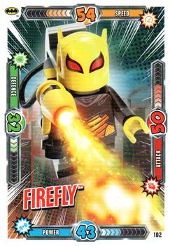 2019 Blue Ocean Entertainment Lego Batman TCG #102 Firefly Front