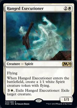 2019 Magic the Gathering Core Set 2020 #22 Hanged Executioner Front