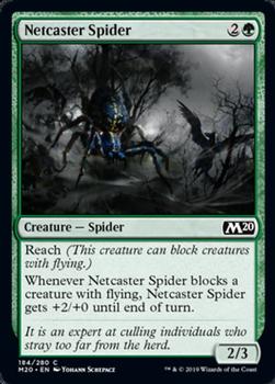 2019 Magic the Gathering Core Set 2020 #184 Netcaster Spider Front