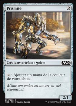 2019 Magic the Gathering Core Set 2020 French #235 Prismite Front