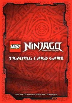 2016 Blue Ocean Entertainment Lego Ninjago #102 Red Card Back