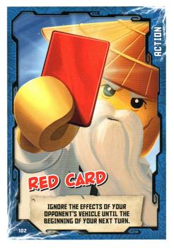 2016 Blue Ocean Entertainment Lego Ninjago #102 Red Card Front