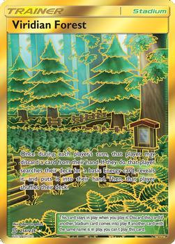 2019 Pokemon Sun & Moon Unified Minds #256/236 Viridian Forest Front