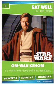 2019 Sainsbury's Heroes #8 Obi-Wan Kenobi Front