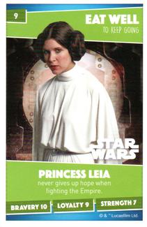 2019 Sainsbury's Heroes #9 Princess Leia Front
