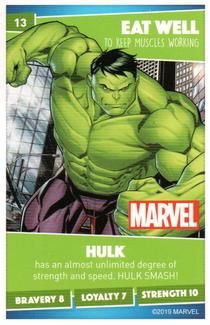 2019 Sainsbury's Heroes #13 Hulk Front