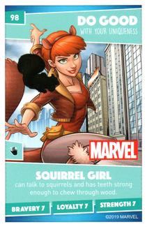 2019 Sainsbury's Heroes #98 Squirrel Girl Front