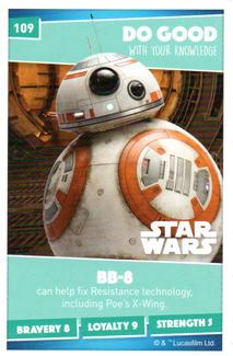 2019 Sainsbury's Heroes #109 BB-8 Front