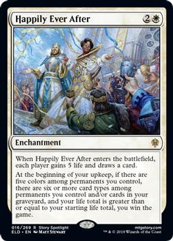 2019 Magic the Gathering Throne of Eldraine #016 Happily Ever After Front