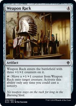 2019 Magic the Gathering Throne of Eldraine #236 Weapon Rack Front