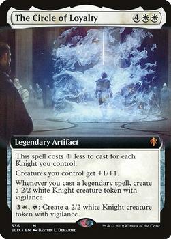 2019 Magic the Gathering Throne of Eldraine #336 The Circle of Loyalty Front