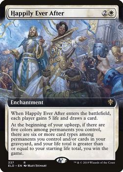 2019 Magic the Gathering Throne of Eldraine #337 Happily Ever After Front