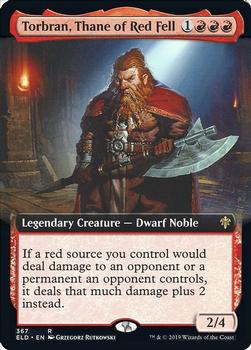 2019 Magic the Gathering Throne of Eldraine #367 Torbran, Thane of Red Fell Front