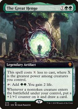 2019 Magic the Gathering Throne of Eldraine #370 The Great Henge Front