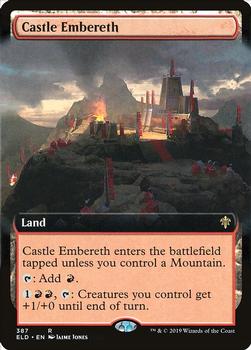2019 Magic the Gathering Throne of Eldraine #387 Castle Embereth Front