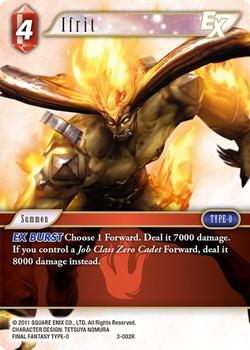 2017 Final Fantasy Opus III #3-002R Ifrit Front