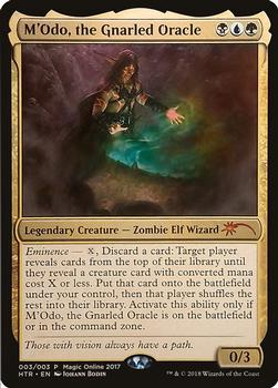 2018 Magic the Gathering Heroes of the Realm 2017 #3 M'Odo, the Gnarled Oracle Front