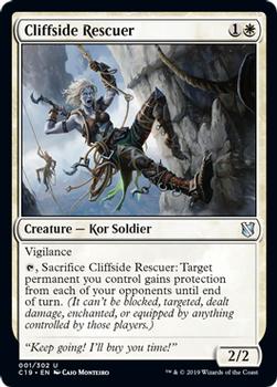 2019 Magic: The Gathering Commander 2019 #1 Cliffside Rescuer Front