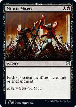 2019 Magic: The Gathering Commander 2019 #19 Mire in Misery Front