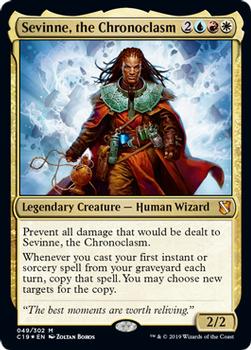2019 Magic: The Gathering Commander 2019 #49 Sevinne, the Chronoclasm Front