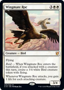 2019 Magic: The Gathering Commander 2019 #78 Wingmate Roc Front