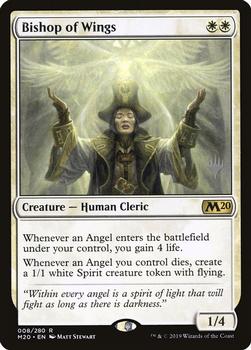 2019 Magic the Gathering Core Set 2020 - Planeswalker Stamped Promos #008/280 Bishop of Wings Front