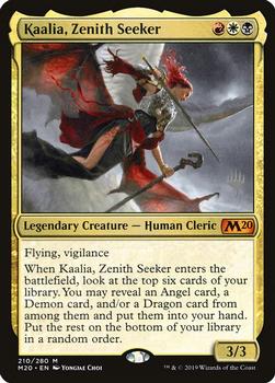 2019 Magic the Gathering Core Set 2020 - Planeswalker Stamped Promos #210/280 Kaalia, Zenith Seeker Front