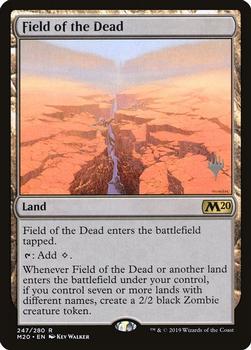 2019 Magic the Gathering Core Set 2020 - Planeswalker Stamped Promos #247/280 Field of the Dead Front