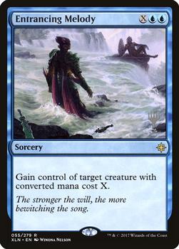 2019 Magic the Gathering Core Set 2020 - Planeswalker Stamped Promos #055/279 Entrancing Melody Front