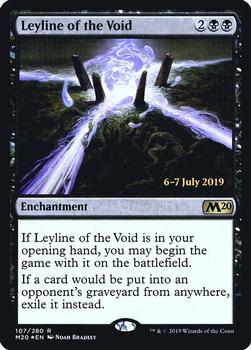 2019 Magic the Gathering Core Set 2020 - Prerelease #107 Leyline of the Void Front