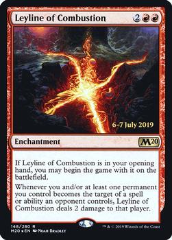 2019 Magic the Gathering Core Set 2020 - Prerelease #148 Leyline of Combustion Front