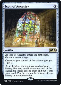 2019 Magic the Gathering Core Set 2020 - Prerelease #229 Icon of Ancestry Front