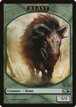 2009 Magic the Gathering 2010 Core Set - Tokens #5/8 Beast Front