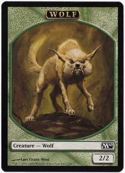 2009 Magic the Gathering 2010 Core Set - Tokens #7/8 Wolf Front