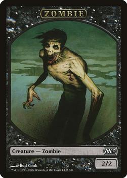 2009 Magic the Gathering 2010 Core Set - Tokens #3/8 Zombie Front