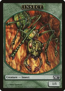 2009 Magic the Gathering 2010 Core Set - Tokens #6/8 Insect Front
