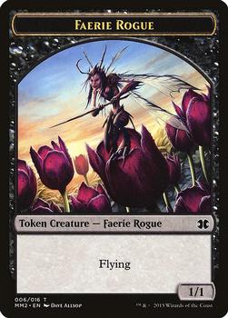 2015 Magic the Gathering Modern Masters 2015 - Tokens #006/016 Faerie Rogue Front