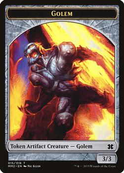 2015 Magic the Gathering Modern Masters 2015 - Tokens #015/016 Golem Front
