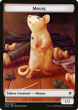 2019 Magic the Gathering Throne of Eldraine - Tokens #004/020 Mouse Front
