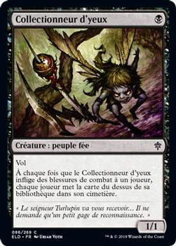 2019 Magic the Gathering Throne of Eldraine French #86 Collectionneur d'yeux Front