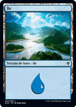2019 Magic the Gathering Throne of Eldraine French #254 Île Front