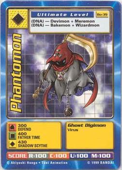 1999 Digimon Series 1 Booster New Evolution #Bo-39 Phantomon Front
