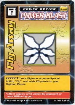 1999 Digimon Series 1 Booster New Evolution #Bo-46 Fly Away Front