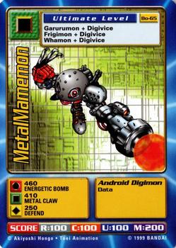 1999 Digimon Series 2 Booster #Bo-65 MetalMamemon Front
